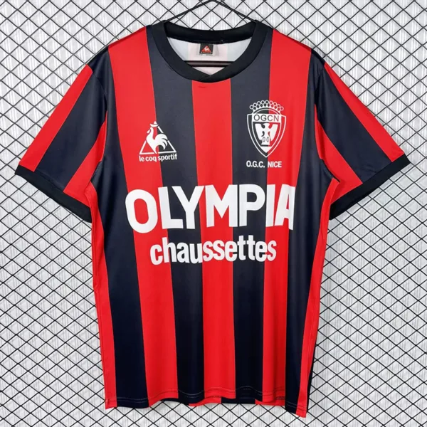 Koszulka domowa OGC Nice 1977-1978 Retro