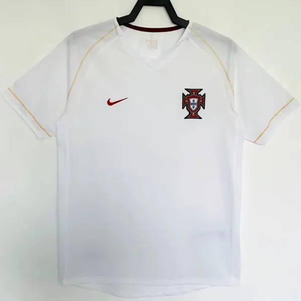Koszulka domowa Portugalia White 2006 Retro